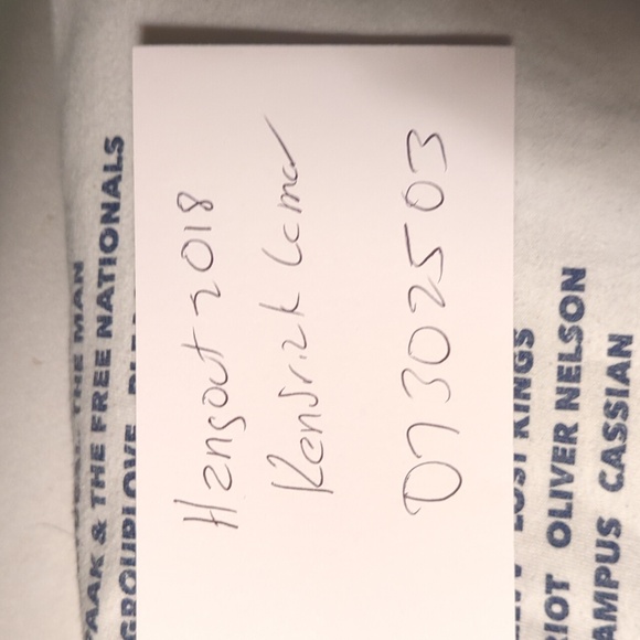 The 2018 Hangout Festival Long Sleeve Concert Tee Kendrick Lamar Back Medium - Picture 13 of 13